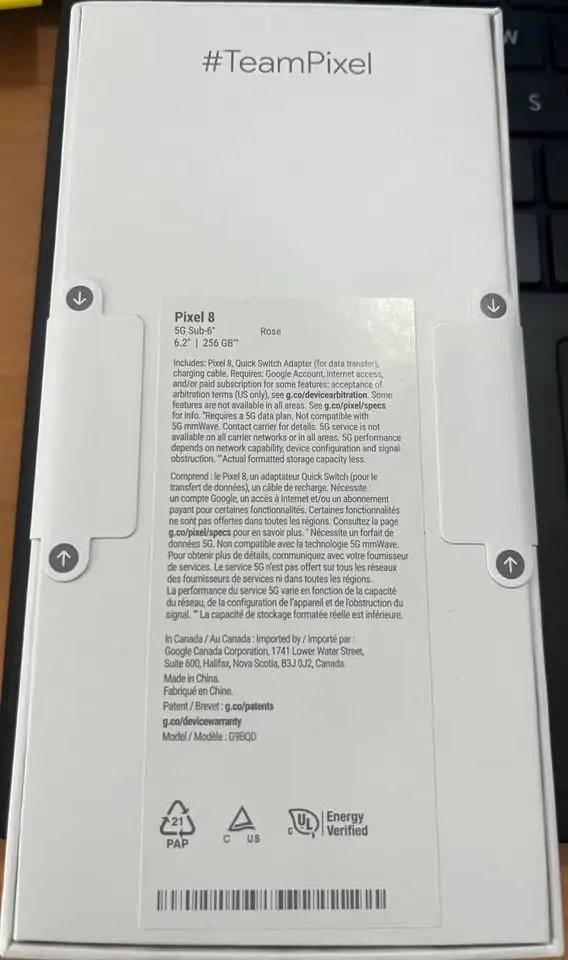 Google Pixel 8-256GB - Rose Gold (brand new box sealed) in Cell Phones in Guelph - Image 8
