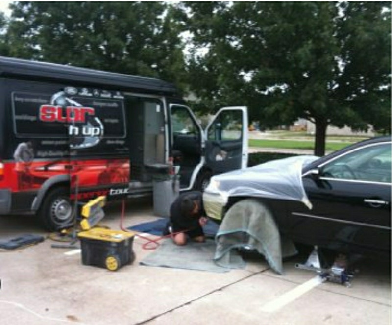 Mobile auto body shop Dent removal Rust removal scratch removal Other