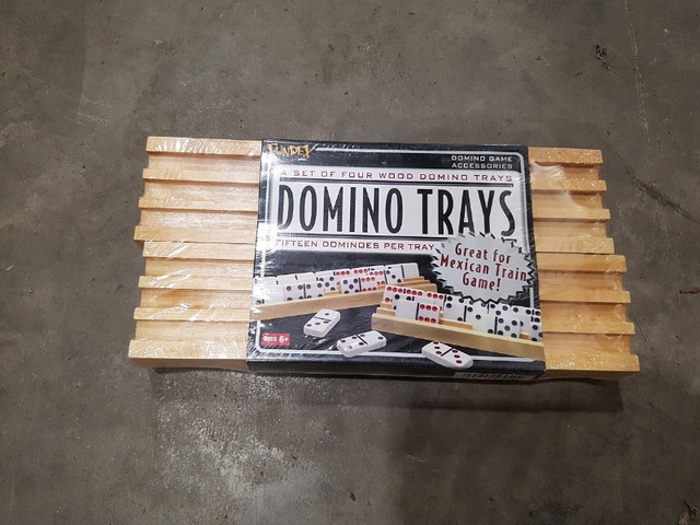Wooden Domino Trays in Toys & Games in Victoria