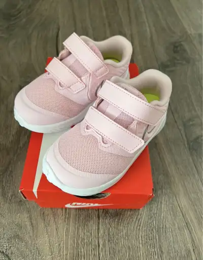 Nike kids pink shoes size 7C, View more