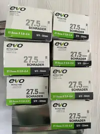 Richmond Hill - Evo Schrader 27.5" x 2.0"-2.4" Bike Tubes. $7 fo