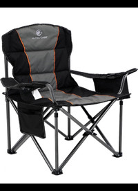 ALPHA CAMP Oversized Camping Folding Chair Heavy Duty Support 45