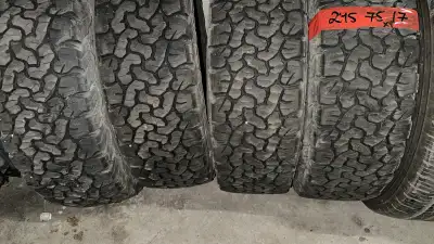 Details Condition Used - Good $ 400, cash, pick-up price 4x tires USED Call The TIRE BOSS @ 647-350-...