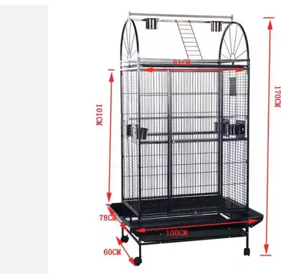 Parrot Heavy Duty Bird Cage with Play Top Ideal For Medium Size, View more