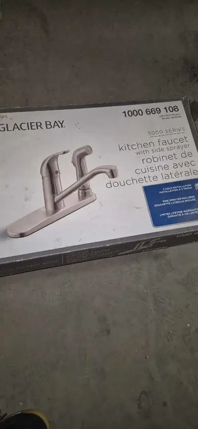 New Kitchen Faucet with side sprayer, View more