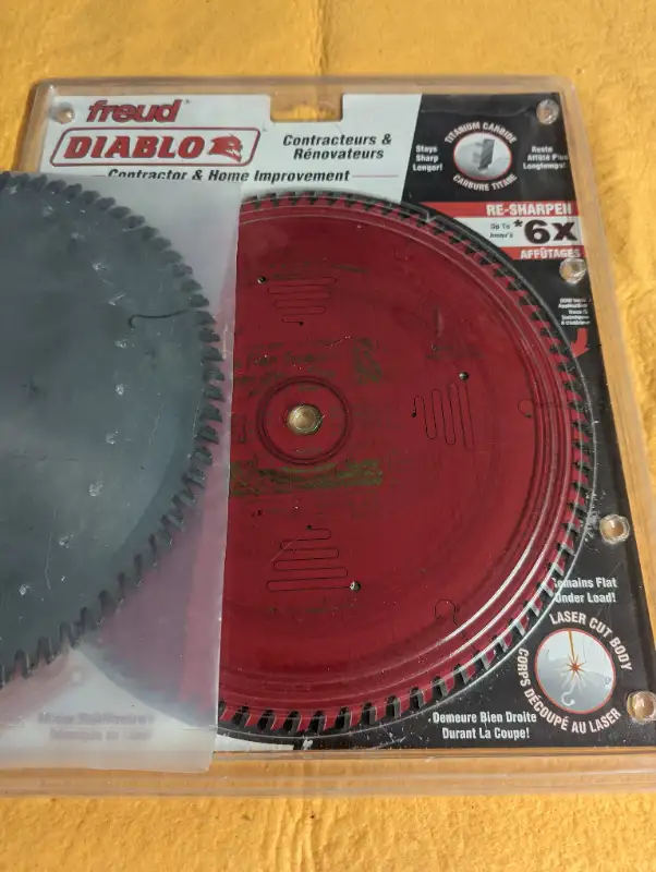 NEW 10 in. 12 in. Long Life Carbide Teeth Saw Blades. in Power Tools in London - Image 8
