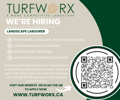 Pay: From CA$20.00 per hour Job description: We are seeking a Landscape Laborer to join the Turfworx...