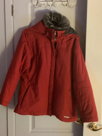 Manteaux de ski rouge pour femmes large