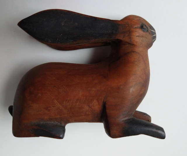 Wooden Easter Rabbits from Thailand dans Art et objets de collection  à Ville de Montréal - Image 2