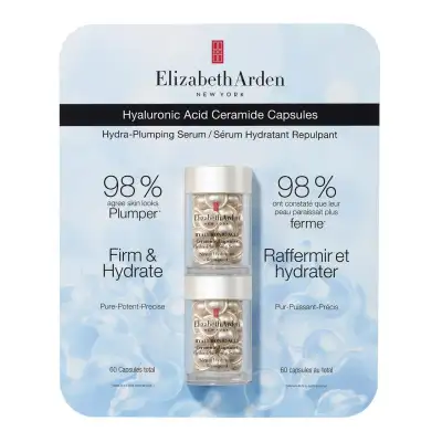 Elizabeth Arden Hyaluronic Acid Ceramide Capsules, 2 x 30 Capsul, View more