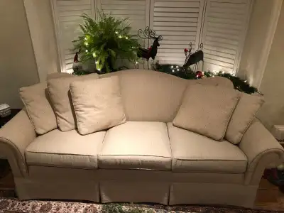 Couch + Love Seat Sofa Set ONLY $199 FIRM for BOTH WOW!, View more