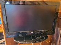 Fluid 26” LCD TV with wall rack