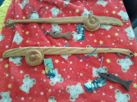 Handmade wooden toy fishing game. Rod and fish included! NW calg