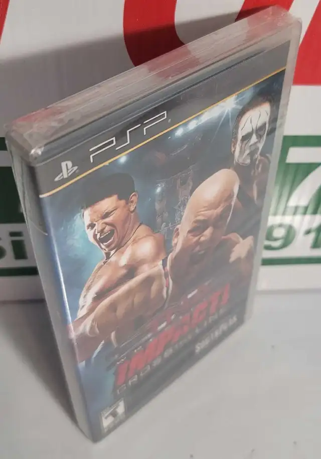 TNA Impact Cross The Line PSP SEALED in Sony PSP & Vita in Barrie - Image 4