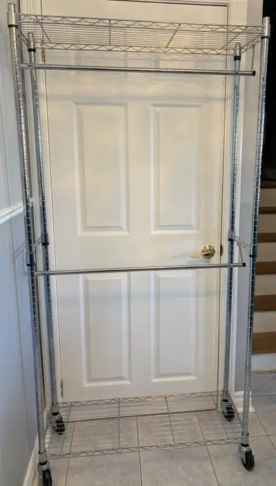 Heavy Duty Double/Single Garment Rack, View more