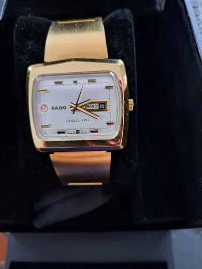 RADO GOLD PLATED WATCH NCC 101, View more