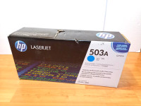 BRAND NEW HP 503A CYAN ORIGINAL LASERJET INK CARTRIDGE, Q7581A