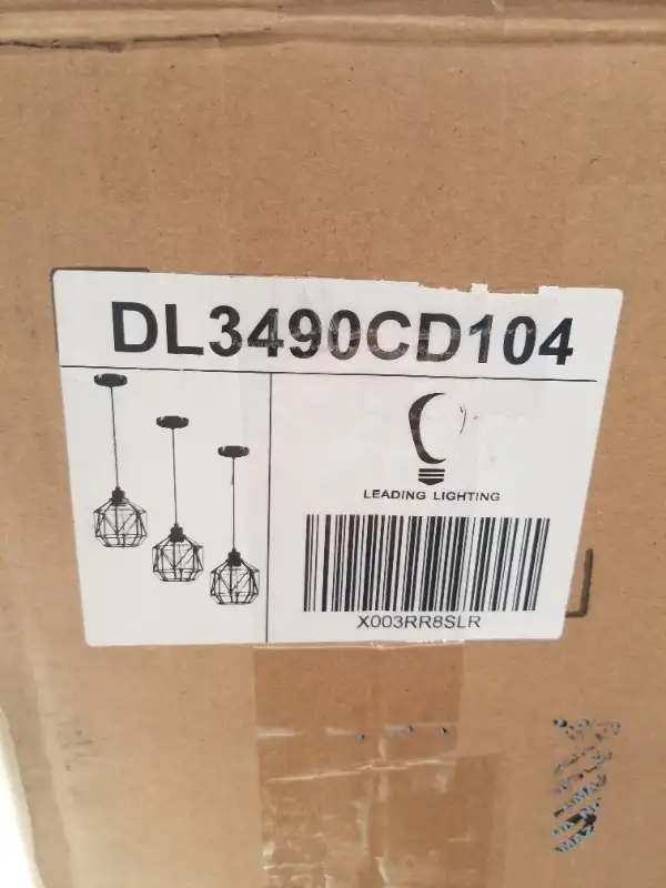 NEW...3 Pack Black Pendant Lights (Brampton) in Electrical in Mississauga / Peel Region - Image 6