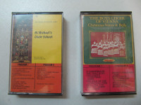 2pc Lot Of St. Michaels &TheBoysChoir Of Vienna AudioTapes 1980s