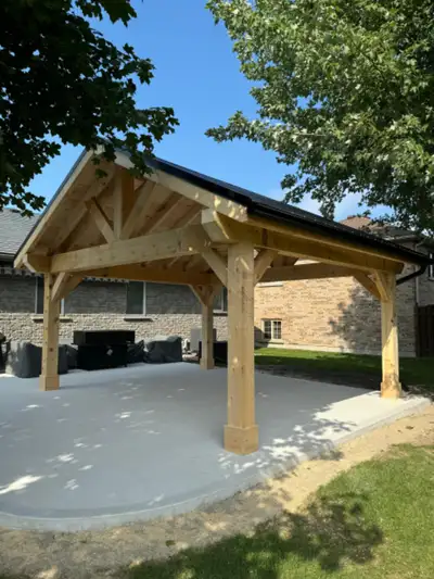 *price is for standard 14x14 without eavestrough* Need a timber structure to provide you a lifetime...
