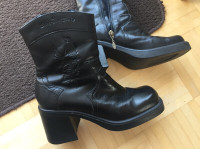 Bottes Harley Davidson, vintage, femme 8  1/2