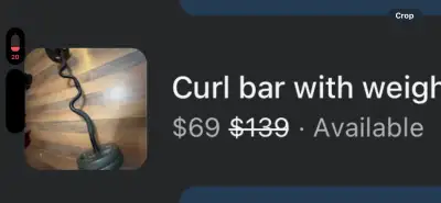 EZ Curl Bar with Weights, View more