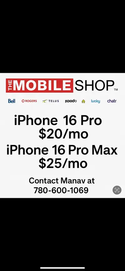 Great offers at THE MOBILE SHOP- 17St Edmonton, View more
