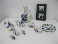 REDUCED - Blue and White Collectables Including Delft