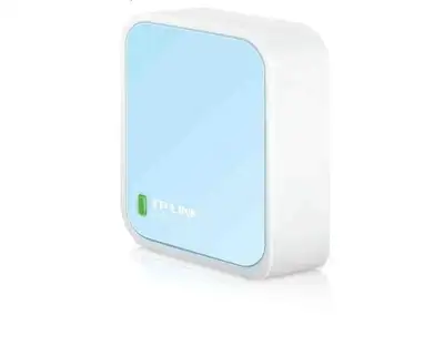 TP-Link 300Mbps Wireless N Nano PortableTravel Router(TL-WR802N) - WiFi Bridge/Range Extender/Access...