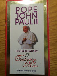 PAPE JEAN-PAUL-II   POPE JOHN PAUL II VHS