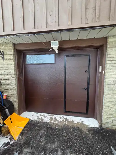 new Insulated garage door, View more