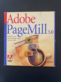 Adobe PageMill 3.0 software Windows Page Mill 3