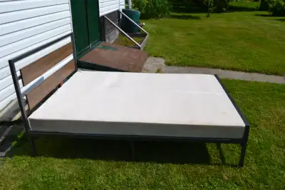 Bed Frame and Foam Matteress, View more