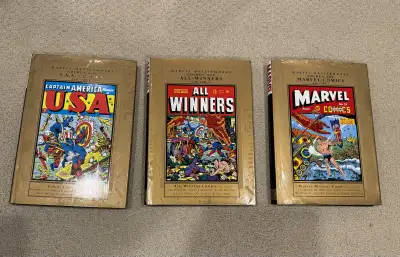 Marvel Masterworks Golden Age Volume 2,3 And 6 Hardcovers, View more