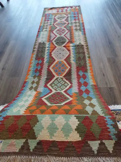 kilim Runner woollen rug, View more