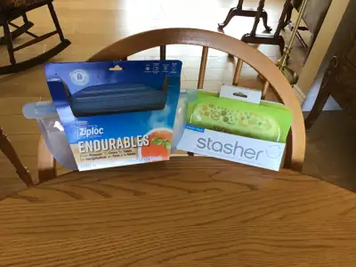 Endurables and Stacher - Reusable food storage silicone bag, View more