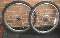 16, 20, 24, 26, 27 inch Rims & Wheels for MTB / Road Bikes