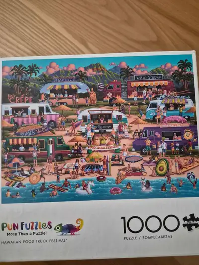 Casse-tête Buffalo 1000 morceaux "Hawaïenne food truck   , View more