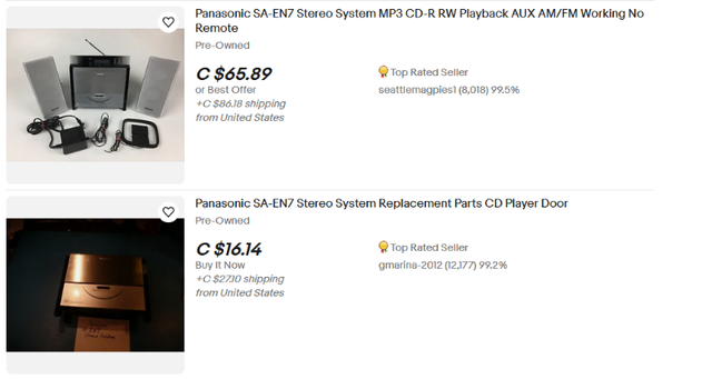 Panasonic CD Stereo System SA-EN7 in Arts & Collectibles in St. Albert - Image 6