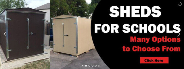 SCHOOL SHEDS ON SALE. SECURE PARKS & SPORTS FIELD STORAGE UNITS. in Other in London