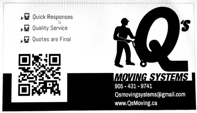 Q's MOVING in Moving & Storage in Oshawa / Durham Region - Image 2