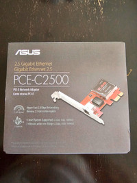 Asus 2.5 GB PCI-E Network Adapter- PCE C2500-$60