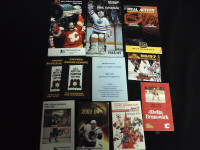 Collection of Various Team and NHL Pocket Schedules