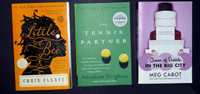 3 books:Little Bee:The Tennis Partner:Queen of Babble in BigCity