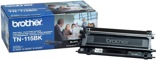 New Original TN115BK Brother Laser High Yield Black Toner in Printers, Scanners & Fax in Calgary - Image 2