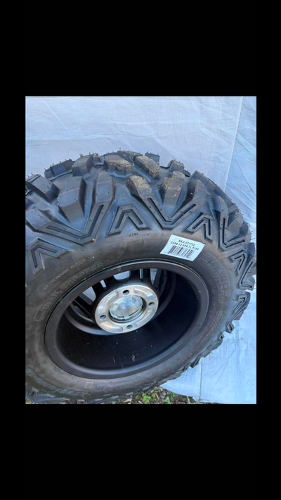 VTT Mags AT25 x 10.00 - 12. 4Trous bolt pattern 110m. Fits CF Moto, Honda, Yamaha and Suzuki.value $...