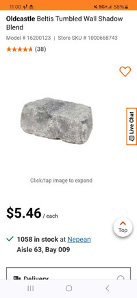 Bricks, fancy, half price