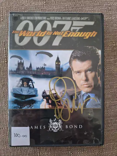 James Bond autographed dvd, View more