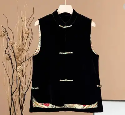 Women velvet vest, View more