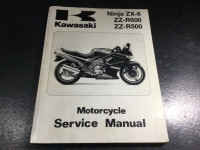 1990-1993 Kawasaki Ninja ZX-6 ZZ-R600 ZZ-R500 Service Manual